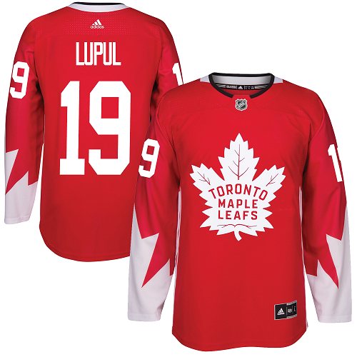 Adidas Maple Leafs #19 Joffrey Lupul Red Team Canada Authentic Stitched NHL Jersey